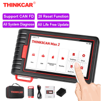 Thinkcar Thinkscan Max 2เครื่องสแกนรถยนต์,เครื่องวิเคราะห์รถยนต์แบบมืออาชีพ CAN-FD เต็มระบบวินิจฉัยอัตโนมัติ OBD2สแกนเนอร์