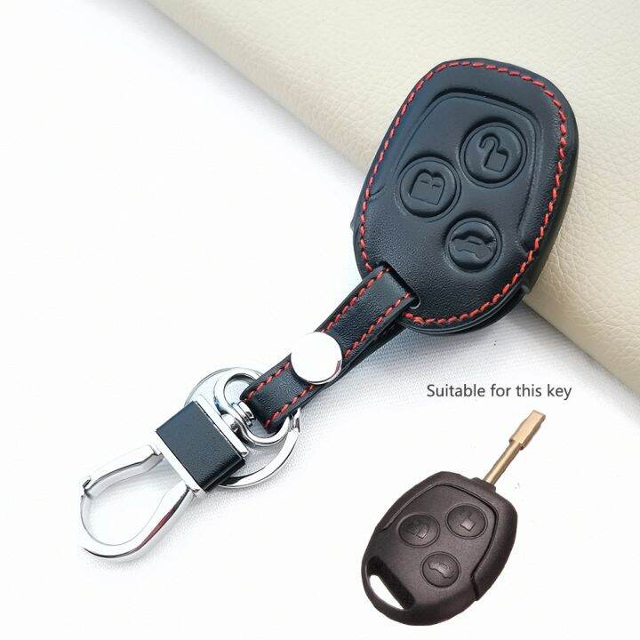 high-quality-leather-key-chain-ring-cover-case-holder-for-ford-focus-2-3-4-mk2-mk3-mk4-kuga-edge-mondeo-fusion-ecosport-fiesta