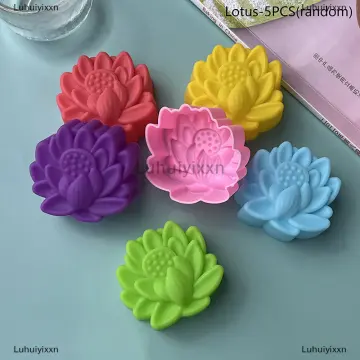 3D Rose Flower Silicone Candle Mold Handmade Ice Soap Gypsum Resin Crafts  Molds Diy Chocolate Cake Decoration Baking Supplies