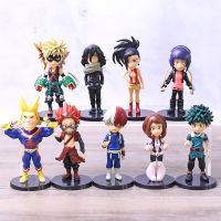 【SALE】 tiorinsecur1988 My Hero Academia Izuku Katsuki Shoto All May Ochaco ฟิกเกอร์ของเล่น9ชิ้น/เซ็ต