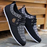 COD SDFGERTERTEEE Hot sale♈☃▽Canvas shoes men 2023 new men s shoes autumn boys peas shoes men s casual shoes breathable old Beijing cloth shoes