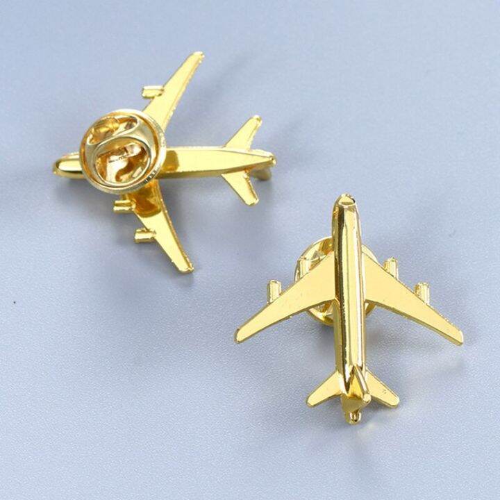 simple-airplane-model-brooches-gold-color-metal-fighter-aircraft-hijab-pin-clothes-suit-brooches-fashion-jewelry-accessories-headbands