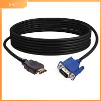 BIMI 1-5m ร้อนแรง 1080P ครับ ขั้วต่อวิดีโอ HDMI เข้ากันได้กับตัวแปลง VGA แสดงผลออก สายอะแดปเตอร์ AV ชายกับชาย