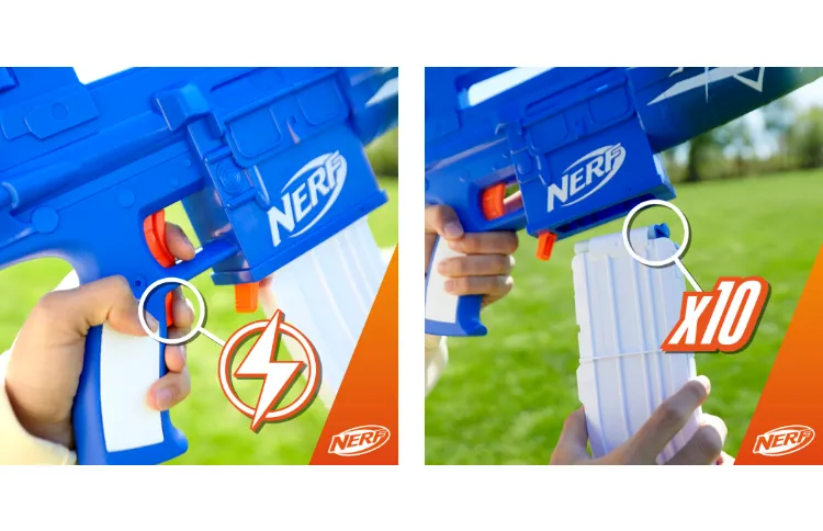 Nerf Fortnite Blue Shock Dart Blaster