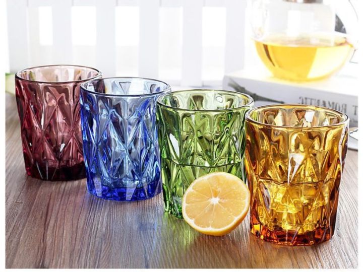 orzer-แก้วน้ำ-เซ็ต-4-สี-diamond-collection-drinking-glass-set-of-4