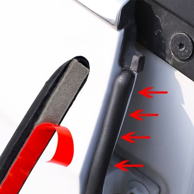 【CW】 2PCS Car Rubber Strip Filler Door Weatherstrip B Pillar Protection Sealant Accessories Sticker