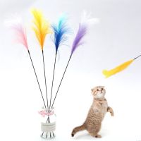 【CW】 Wand Faux Fur Stick Teaser Interactive Chewing Accessories