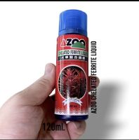 AZOO CHELATED FERRITE LIQUID 120ml. ปุ๋ยไม้น้ำ ปุ๋ยธาตุเหล็ก ปุ๋ยเสริมธาตุเล็กเพิ่มสีสันของไม้แดง ตู้ไม้น้ำ ไม้น้ำ