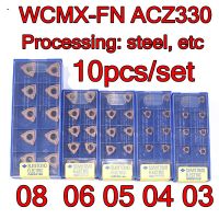 Yingke Wcmx030208 040208 050308 06t308 080412 Fn Acz330 10ชิ้น/เซ็ต Cnc U เจาะการประมวลผลแทรก: เหล็กฯลฯ