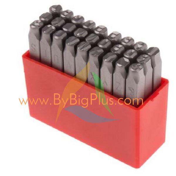 Engraving Letter Punch Set ,6mm x 27 Piece Engraving Letter Punch Set
