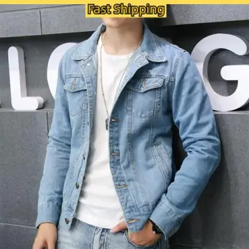 Denim on sale cardigan men