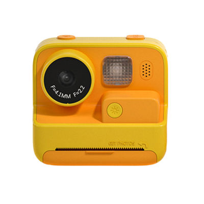 การจัดเก็บข้อมูลขนาดใหญ่สีดำและสีขาวกล้องพิมพ์ภาพเด็กใช้งานง่ายกล้องของเล่นเด็กทันที1080P Selfie กล้องดิจิตอลสำหรับเด็กวัยหัดเดินที่มีคู่กล้องหน้าและกล้องหลังศูนย์หมึก4800W พิกเซลสมบูรณ์แบบ