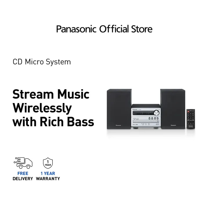 Panasonic SC-PM250 HIFI SYSTEM 20W BLUETOOTH CD SC-PM250GSXS | Lazada