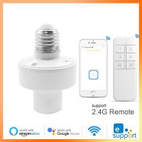 ♀✟ Ewelink ที่วางโคมไฟอัจฉริยะไร้สาย LED E27 AC 110V 220V พร้อมรีโมตคอนโทรล สําหรับ Google Home Alexa