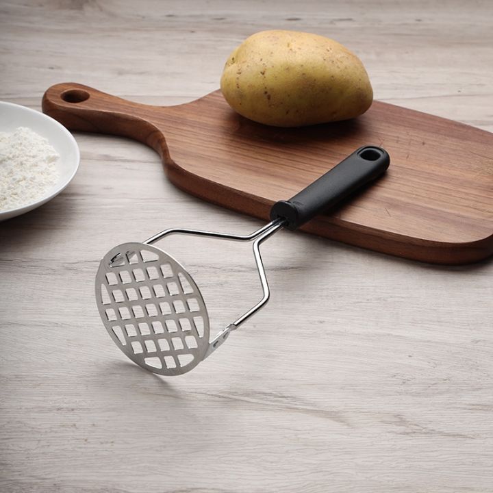 cross-border-304-potato-press-stainless-steel-potato-press-manual-masher-kitchen-gadget-potato-garlic-press