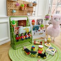 hot！【DT】▥☁✁  1PCS Bookshelf Shelving Dollhouse Miniature Small Drum Block Blyth Barbies OB11 Accessories