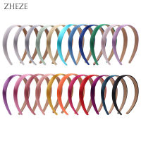 20PcsLot 2CM Width Solid Plain Satin Hairband Girls Head Hoop DIY Hair Accessories Classic Headband For Women Wholesale