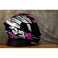 evo helmet katana pink