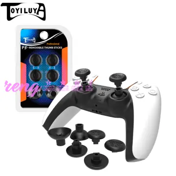 KontrolFreek Clutch for Playstation 5 (PS5) and Playstation 4 (PS4)  Controller | Performance Thumbsticks | 2 Low-Rise Concave | Black & White