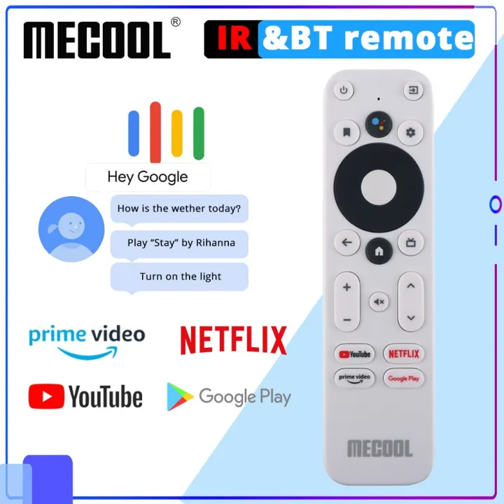 Original Remote control for Netflix 4K mecool KM2 replacement BT IR