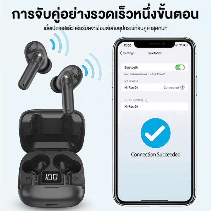 หูฟัง-บลูทูธ-แท้-hifi-หูฟังบลูทูธ-หูฟังไร้สาย-ลดเสียงรบกวน-หูฝังบลูทูธ-แท้-หูฟัง-คุณภาพเสียงระดับ-หูงฟังบลูทูธ-กันน้ำ-หูพังไร้สาย