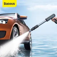 Baseus Electric Car Washer Machine High Pressure Cleaner Foam Nozzle with 3.5 M Water Pipe Cleaning Kits for Cleaning Car / Fences/Patios/Garden