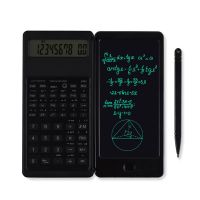 Foldable Scientific Calculator 10-Digit Digital Large Display With An Erasable Writing Tablet Digital Drawing Pad Math Calculato