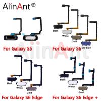 Original ปุ่ม Home Touch ID เซ็นเซอร์ลายนิ้วมือ Flex Cable สำหรับ Samsung Galaxy S5 S6 Edge Plus + Mini G920F G925F G928F G900F-DFGN STORE