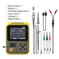 อุปกรณ์ทดสอบตัวต้านทาน PWM Detect LCR แบนด์วิธ200กิโลเฮิรตซ์อัตราการสุ่มตัวอย่าง2.5มิลลิเซคอน/วินาทีแท็บเล็ต Oscilloscope Digital มือถือ DSO-TC2แบบ1 In 2