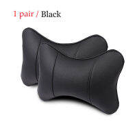 1 Pair Luxury Linen Material Car Headrest Pillow Unisex Breathable Auto Neck Rest Headrest Cushion Pillows Steering Wheel Cover