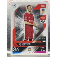 การ์ดนักฟุตบอล 2022/23 Andy Robertson การ์ดสะสม ลิเวอร์พูล Liverpool fc การ์ดนักเตะ