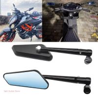 2Pcs/Pair Motorcycle Rearview Mirror Scooter E-Bike Rearview Mirrors Electrombile Back Side Convex Mirror 8mm 10mm