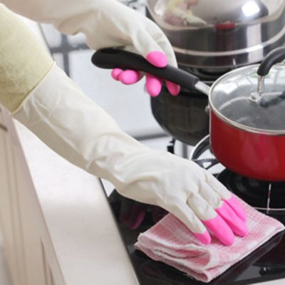 Waterproof Dustproof Rubber Gloves Dish Washing Housework Cleaning Gloves for Window Fruit Vegetable Safety Gloves