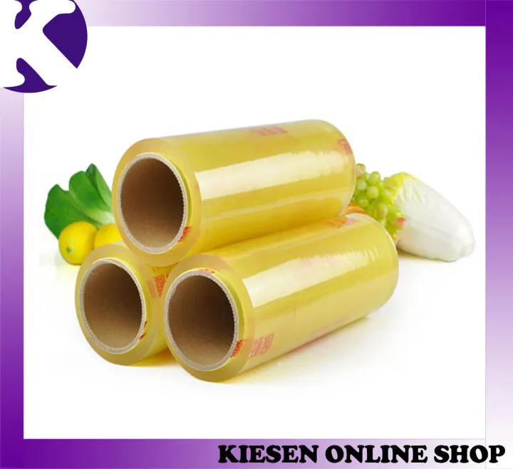 1ROLL Plastic Food Wrap (12" x 300 meters) Food Grade Cling Wrap Food