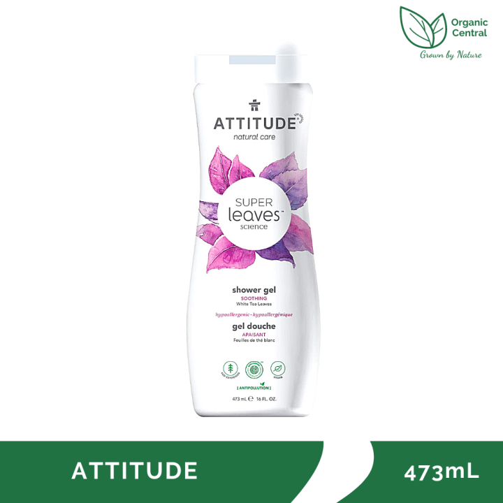 Attitude Super Leaves Shower Gel White Tea Leaves 473mL