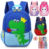 【Hot Sale】 schoolbag boys and girls large medium classes baby backpack little boy dinosaur children cute