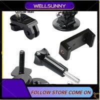 Wellsunny ชุดตัวแปลงเลนส์รองเท้าร้อนรองเท้าร้อนขายึดอแดปเตอร์ตัวแปลงเลนส์ที่วางโทรศัพท์ทั่วไปสกรูหัวแม่มือสำหรับติดโทรศัพท์ GoPro Hero 8 7 6 5 4กล้อง DSLR