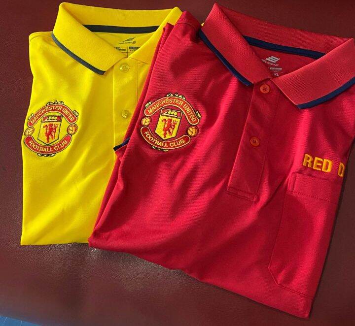 เสื้อโปโลปักแมนยู-red-devil