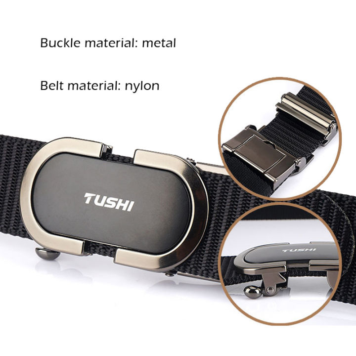 tushi-เข็มขัดผ้าใบหัวเข็มขัดอัตโนมัติของผู้ชาย-เข็มขัดลำลองไนลอนแท้รุ่นใหม่ปี-bll072