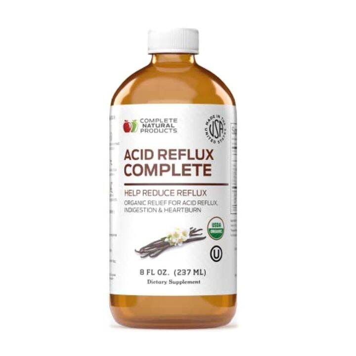 [PREORDER] Acid Reflux Complete 8oz Natural Organic Liquid Heartburn, GERD, & Amish Reflux