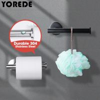 YOREDE ที่ใส่กระดาษชำระสแตนเลสที่แขวนผ้าขนหนูกระดาษผนังสำหรับ Tisu Toilet ชั้นวางของกระดาษจัดในห้องน้ำอุปกรณ์เสริม Lucong