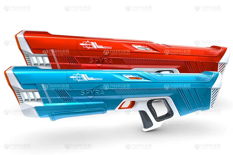 SPYRA TWO - Dual Pack Red & Blue Electric Water Gun Water Blaster New In  Box $350.00 - PicClick