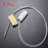 5pcs NC Recessed Reed Switch Home Magnetic Door Window Reed Switch Contact Switch Alarm Security System