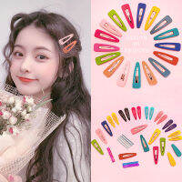 1PC แฟชั่นสีลูกกวาดวิกผมปลอมทำลอนย้อมสีคลิปสแควร์สามเหลี่ยม BB Hairpins Barrettes โลหะเครื่องมือจัดแต่งทรงผมอุปกรณ์เสริมสำหรับหญิง