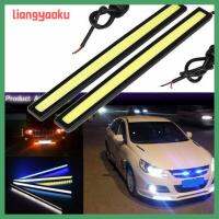 LIANGYAOKU ไฟวิ่งกลางวันสว่างมากๆกันน้ำไฟหลอด DRL Hiasan Mobil สีสันสดใส DC 12V 2ชิ้น