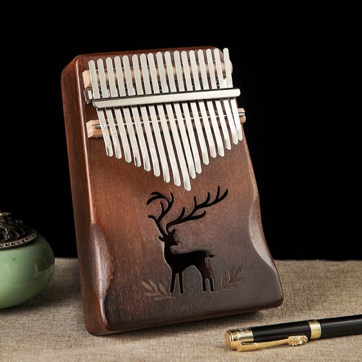 เปียโนคาลิมบา17คีย์ไม้คุณภาพสูงเปียโน-kalimba-thumb-โอคาริน่าร่างกายพร้อมหนังสือเรียนเปียโนของขวัญวันคริสต์มาส