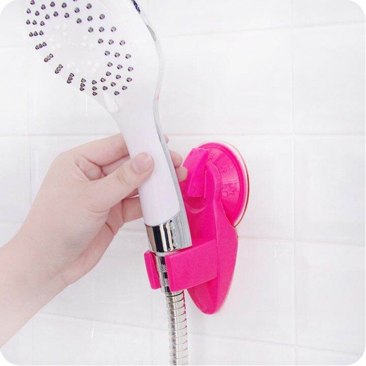 Household Suction Cup Shower Bracket Bathroom Strong Attachable Shower ...