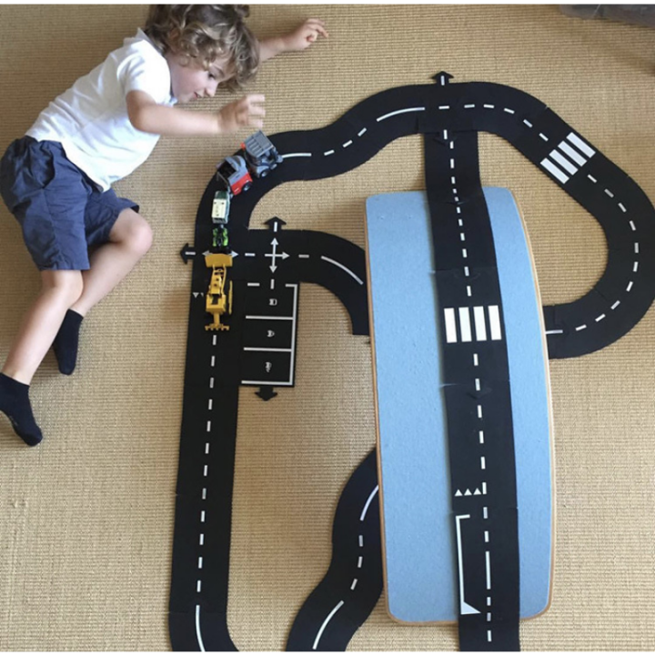 Gravity Car Track Set Race Track Toys for Boys Kids with LED Light-Up ...