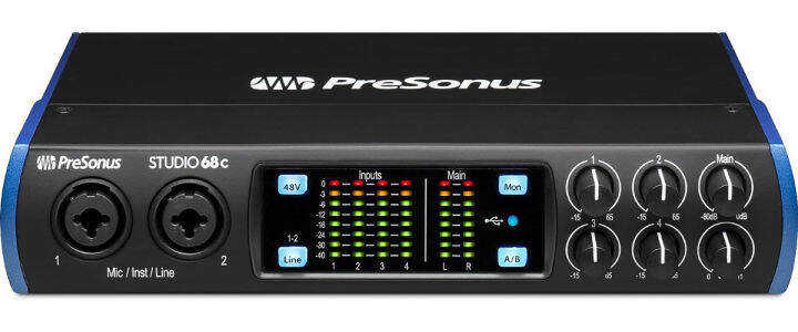 presonus-studio-68c-6x6-192-khz-usb-audio-interface-with-studio-one-artist-and-ableton-live-lite-daw-recording-software-studio-68c-4-mic-pres-4-outs-audio-interface