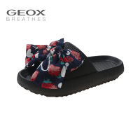 GEOX_รองเท้าผู้หญิง Geox รองเท้าแตะพื้นหนาป้องกันการลื่นไถล รูปแบบโบว์สตรอเบอร์รี่